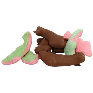 Frochies Sharks chocolate coated freeze dried candy lollies