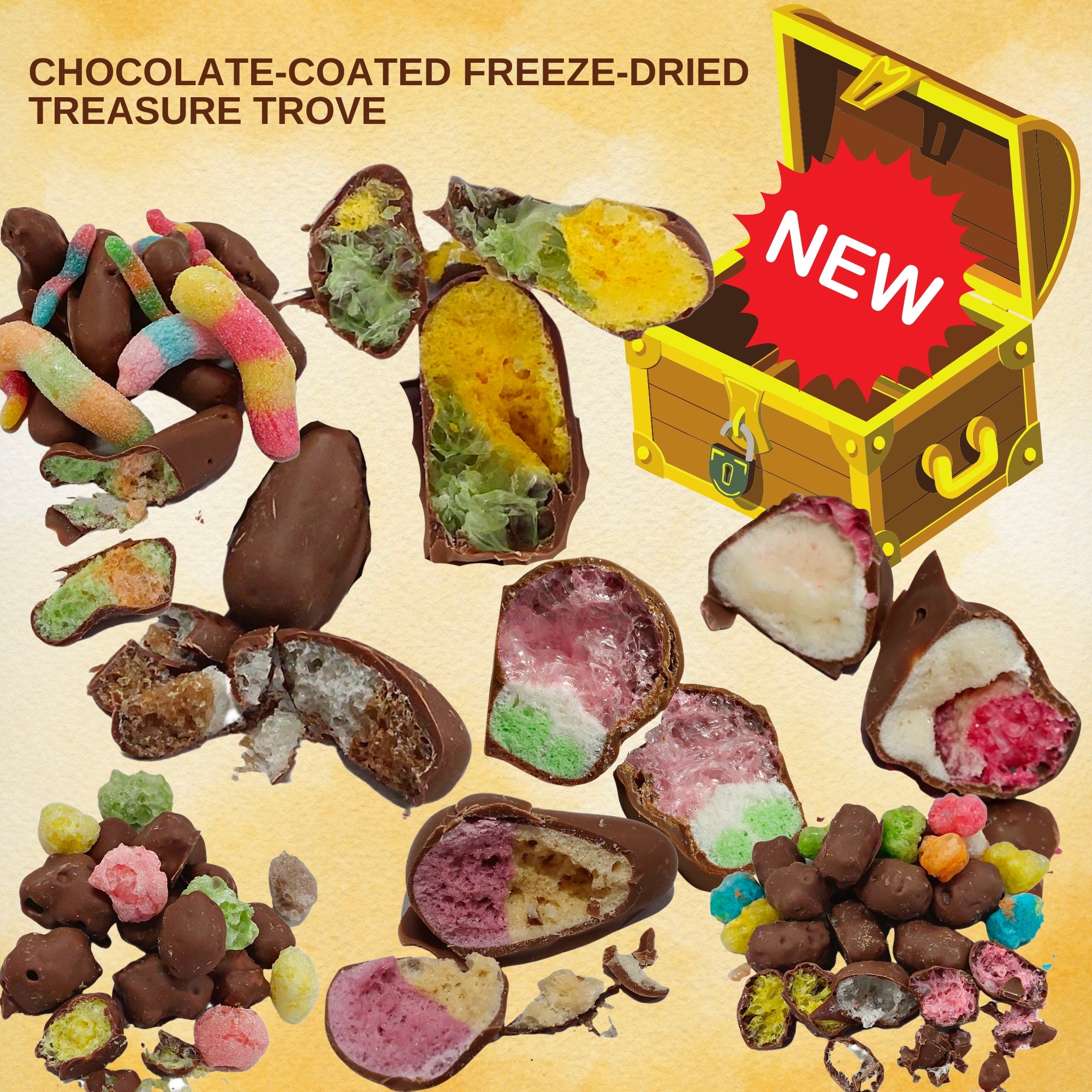 Frochies Chocolate-coated Freeze-Dried Lolly Treasure Trove 🎁