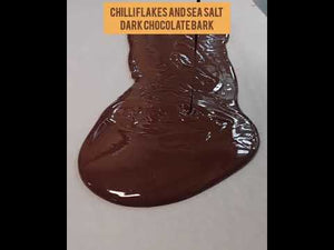 Chilli Flakes and Sea Salt with Dark Chocolate Bark 100g