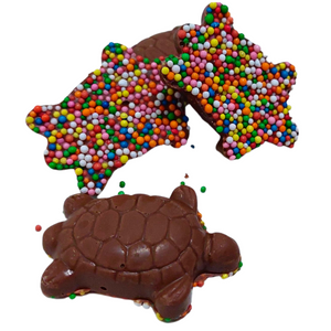 Turtle sprinkles in milk chocolate 4 pack