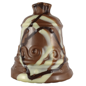 Chocolate Christmas Bell - Marbled milk chocolate