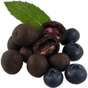 Dark Chocolate Coated Freeze Dried Blueberries 100g